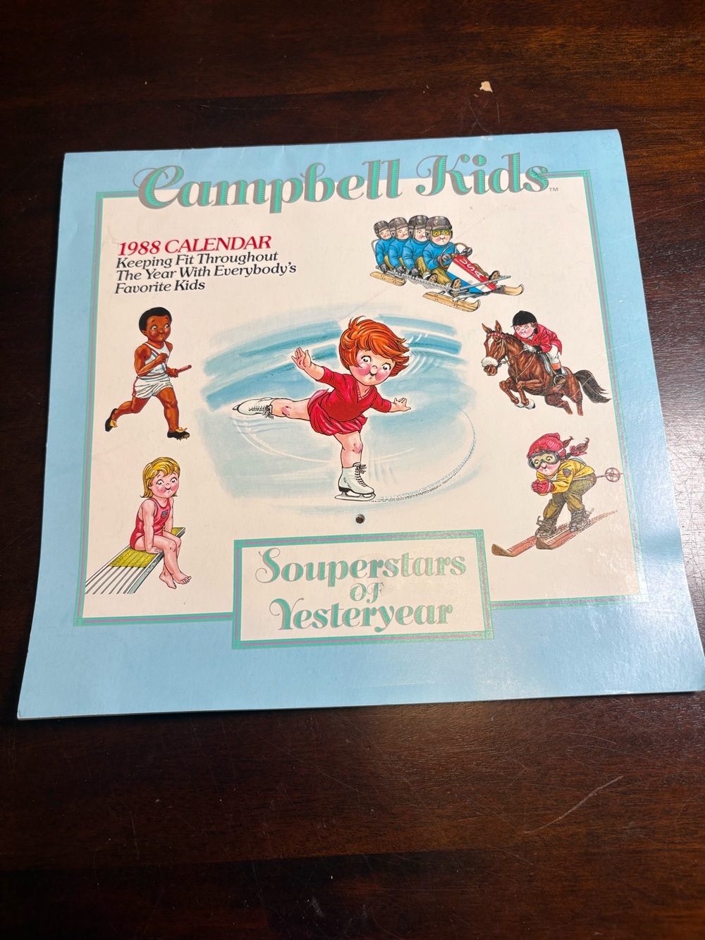 1988 Calendar - Blue "Souperstars of Yesteryear"